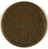 367.  1863 Madison, Wis. R. K. Findlay & CO.  Druggists And Grocers; FULD: