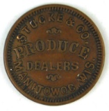 381.  Manitowoc, Wis. Stucke & Co. Produce Dealers; FULD:  420B-2a; Reverse