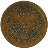 407.  Milwaukee, Wis. A. Lederer & Co. Dry Goods Cor. E. Water & Michigan S