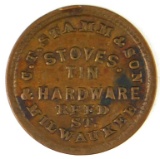 424.  Milwaukee, Wis. C.T. Stamm & Son Stoves. Tin Hardware Reed St.; FULD: