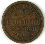 451.  Oshkosh, Wis. Levy & Duncan Dealers In Clothing; FULD:  620I-2a; Reve