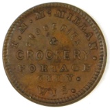 462.  Portage City, Wis. T.M. McMillan Groceries & Crockery; FULD:  660A-1a