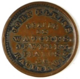 468.  Racine, Wis. John Elkins Dealer In Watches, Jewelry, Pianos & C.; FUL