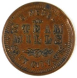 480.  Sauk City, Wis. C. Nebel Steam Mills; FULD:  770A-1a; Reverse 1194; R