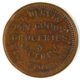 497.  Watertown, Wis. T. Dervin Dry Goods, Groceries & Clothing; FULD:  920