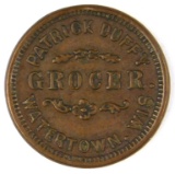 498.  Watertown, Wis. Patrick Duffy Grocer; FULD:  920E-1a; Reverse 1194; R