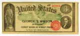 589.  United States (PA) c1870 $3 Advertising note for George T. Wilson Jew