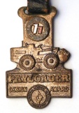 633.  Watch Fob 1950’s The Frank G. Hough Co.  Payloader Design Award and o