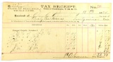 685.  1890 State of Wisconsin, Waupaca County Town of Scandinavia Tax Bill