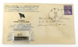 695.  1940 Jan 12 United States Fleet Postal Cover U.S.S. Philadelphia Flag