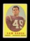 1958 Topps Football Card #34 Sam Baker Washington Redskins. VG+ Condition