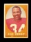 1958 Topps Football Card #93 Hall of Famer Joe Perry San Francisco 46ers. V