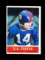 1964 Philadelphia Football Card #124 Y.A. Tittle New York Giants Hall of Fa