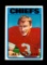 1972 Topps Football Card #61 Hall of Famer Jan Stenerud Kansas City Chiefs.