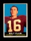 1961 Topps Football Card #68 Milt Plum Cleveland Browns. EX Condition