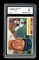 1956 Topps Baseball Card #317 Al Aber Detroit Tigers. Certified GMA EX-NM 6