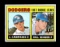 1967 Topps ROOKIE Baseball Card #12 1967 Dodgers Rookie Stars Campanis-Sing