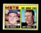 1967 Topps ROOKIE Baseball Card #287 1967 Mets Rookie Stars Goosen-Shirley.