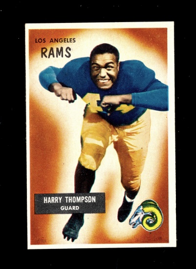 1955 Bowman Football Card #23 Harry Thompson Los Angeles Rams. EX/MT Condit