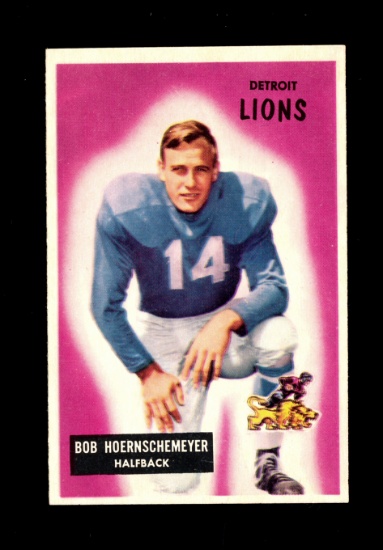 1955 Bowman Football Card #84 B. Hoernschemeyer Detroit Lions. NM Condition