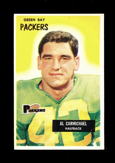 1955 Bowman Football Card #102 Al Carmichael Green Bay Packers. EX/MT Condi