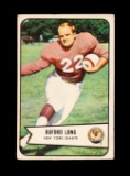 1954 Bowman Football Card #43 Buford Long New York Giants. VG/EX Condition