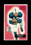 1955 Bowman Football Card #147 Zollie Toth Baltimore Colts. Has Light Stain