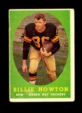 1958 Topps Football Card #6 Billie Howton Green Bay Packers. VG Condition