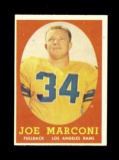 1958 Topps Football Card #63 Joe Marconi Los Angeles Rams. VG/EX Condition