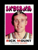 1971 Topps ROOKIE Basketball Card #213 Rookie Rick Mount Indiana Pacers. NM