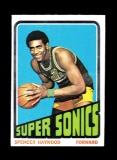 1972 Topps Basketball Card #10 Hall of Famer Spencer Haywood.  NM Condition