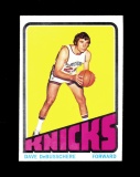 1972 Topps Basketball Card #105 Hall of Famer Dave DeBusschere New York Kni