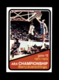 1972 Topps Basketball Card #242 ABA Championship.  NM+ Condition