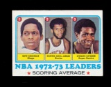 1973 Topps Basketball Card #154 NBA Scoring Ave Leaders: Nate Archibald, Ka