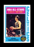1974 Topps Basketball Card #100 Hall of Famer John Havlicek Boston Celtics.