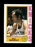 1974 Topps Basketball Card #113 Hall of Famer Bill Bradley New York Knicks.