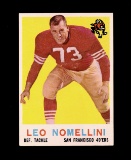 1959 Topps Football Card #19 Hall of Famer Leo Nomellini San Francisco 49er