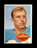1960 Topps Football Card #44 Jim Gibbons Detroit Lions. EX Condition