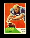 1960 Fleer Football Card #12 George Shirkey Houston Oilers. EX Condition