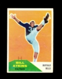 1960 Fleer Football Card #24 Bill Atkins Buffalo Bills. VG-EX Condition
