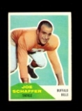 1960 Fleer Football Card #105 Joe Schaffer Buffalo Bills. EX-MT Condition