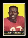 1961 Topps Football Card #61 R.C. Owens San Francisco 49ers. EX Condition