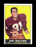 1961 Topps Football Card #126 Joe Walton Washington Redskins. EX Condition