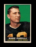 1961 Topps Football Card #175 Babe Parilli Boston Patriots. NM Condition