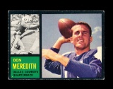 1962 Topps Football Card #39 Don Meredith Dallas Cowboys. EX Condition
