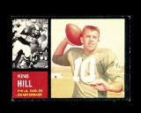1962 Topps Football Card #123 King Hill Philadelphia Eagles. EX Condition