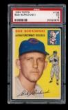 1954 Topps Bob Borkowski Baseball Card #138 Cincinnati Redlegs . Certified