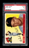 1955 Topps Baseball Card # 126 Dick Hall Pittsburgh Pirates. Certified PSA