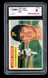 1956 Topps Baseball Card #108 Laurin Pepper Pittsburgh Pirates. Certified G