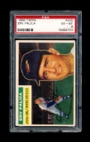 1956 Topps Baseball Card #206 Erv Palica Baltimore Orioles. Certified PSA E